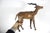 Brown Vintage Leather Wrapped Antelope or Impala Animal Figurine For Sale - Image 8 of 9