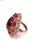 Art Nouveau Bochic "Capri" Ruby, Amethyst & Multi Sapphire Ring Set In 18K Gold & Silver For Sale - Image 3 of 12