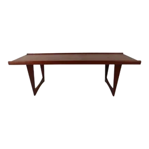 Peter Løvig Nielsen Teak Coffee Table With Sled Legs