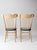 Antique Folk Art Painted Farmhouse Chairs Pair For Sale - Image 13 of 18