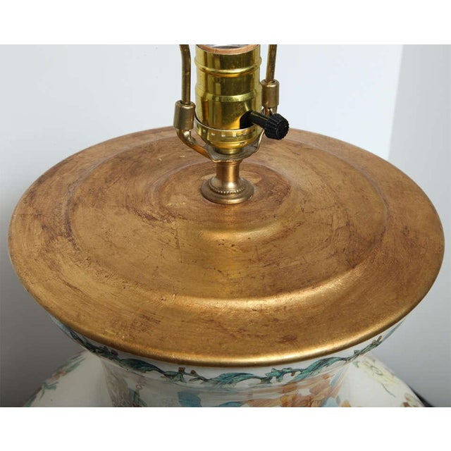 Reverse Decoupage Glass Lamps A Pair Chairish