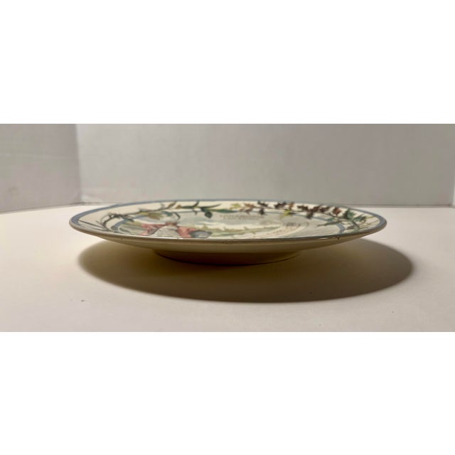 19th Century Antique Sarreguemines Plate Richard Wagner's Lohengrin Opera For Sale - Image 4 of 7