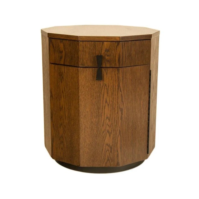 1950s Harvey Prober Mid Century Modern Decagon Cabinet For Sale - Image 11 of 11