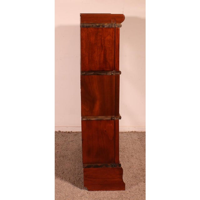 Bookcase in Mahogany with 3 Elements and Small Cabinet from Globe Wernicke For Sale - Image 10 of 11