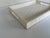 Made Goods Made Goods Modern White Faux Silk Medium Mundrick Tray For Sale - Image 4 of 4