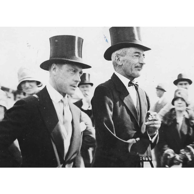 Prince of Wales, later King Edward VIII and the Duke of Windsor (1894-1972) attends the Classic Derby at Epsom Downs in...