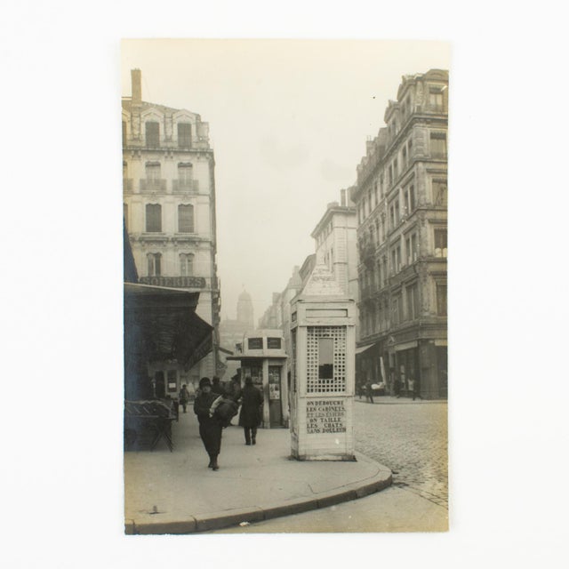 Art Deco A View in Lyon, France, Silver Gelatin Black and White Photography, 1927 For Sale - Image 3 of 4