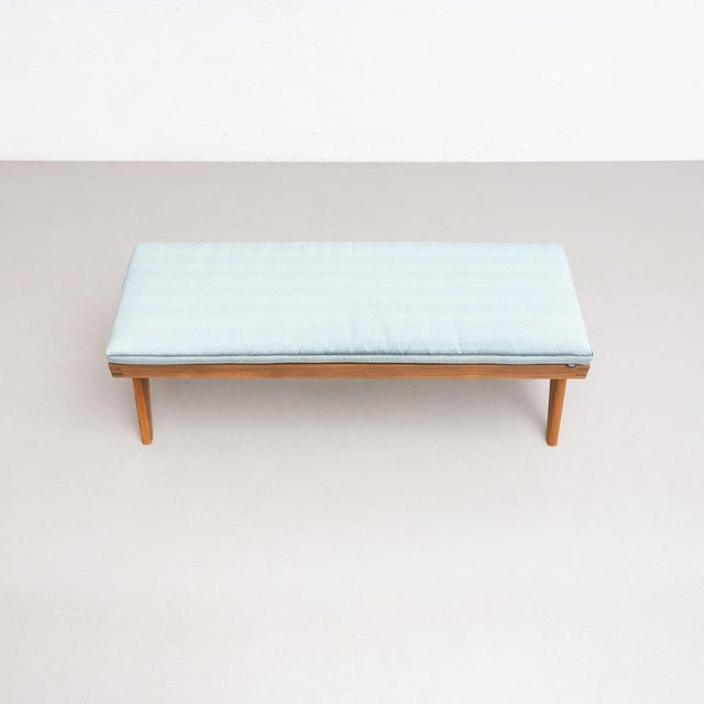 Model 057 Civil Bench with Cushion by Pierre Jeanneret for Cassina For Sale - Image 8 of 15