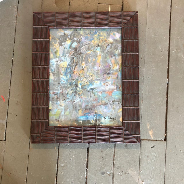 2010s Original Contemporary Stephen Heigh Abstract Painting Signed For Sale - Image 5 of 5