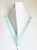 Vintage Postmodern Acrylic and Metal White Triangular Wall Lamp by Happy Light, 1980s For Sale - Image 9 of 17