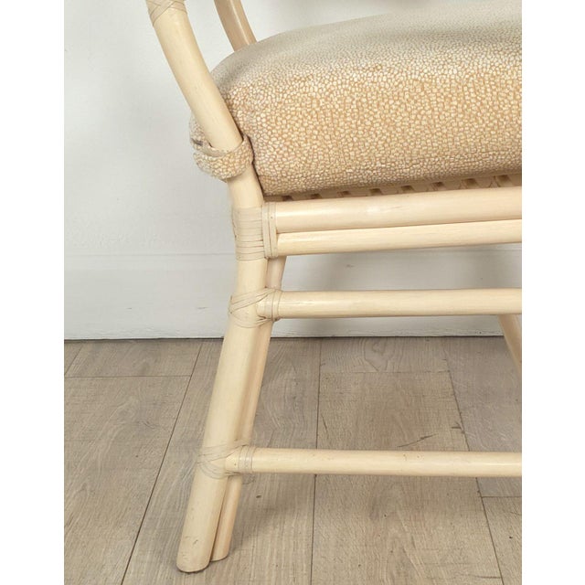 Pair of Vintage McGuire Armchairs, Circa 1980. Two Pairs Available For Sale - Image 9 of 12