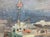 Impressionist 1960s Oil Painting Ship Port v. Karpin For Sale - Image 3 of 11