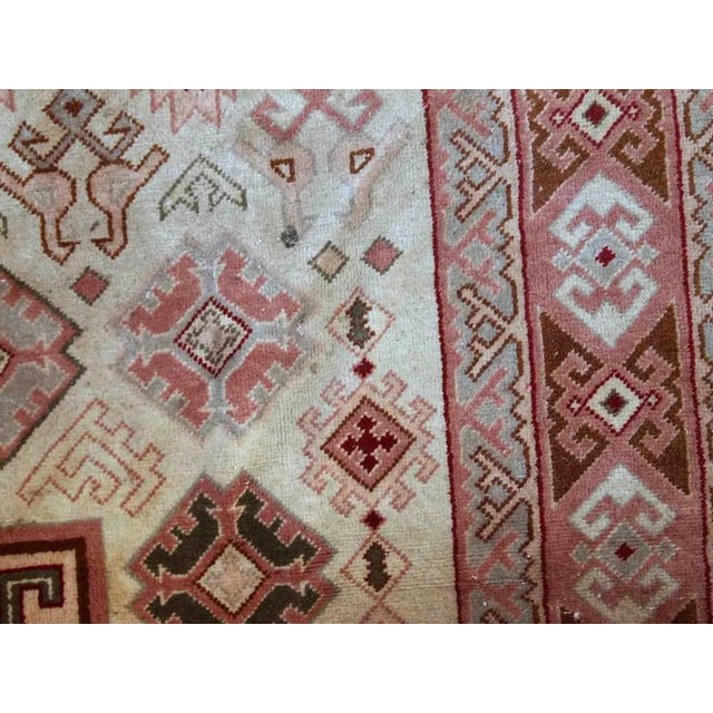 Textile 1960s Handmade Vintage Turkish Sivas Rug 6.5' X 8.9' For Sale - Image 7 of 9