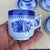 Ceramic A Set of 4 Copeland Spode Fitzhugh Blue Demitasse Cups and Saucers, Circa 1960’s For Sale - Image 7 of 12