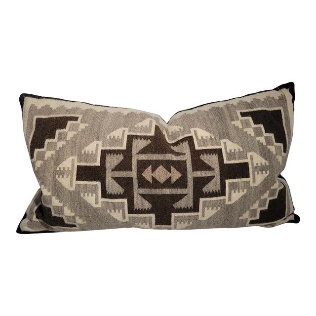 Two Grey Hills Navajo Weaving Pillow Chairish
