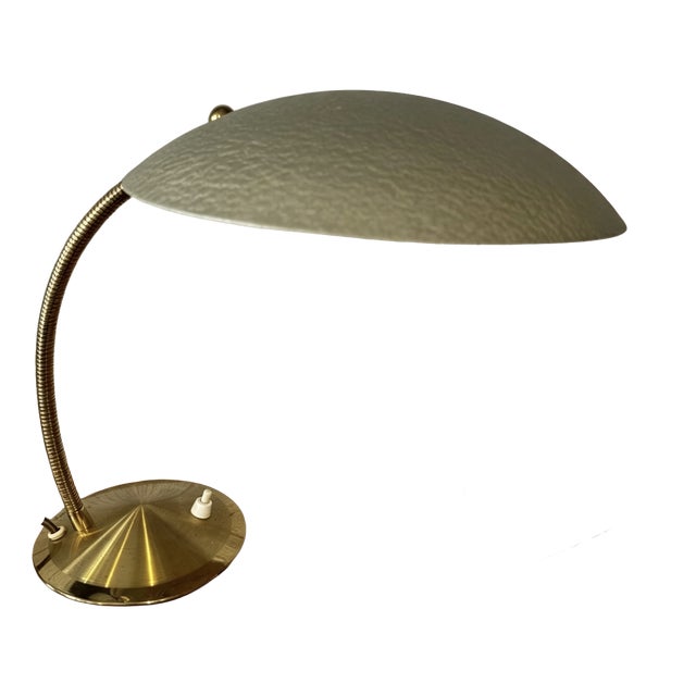 Modernist Goose Neck Table Lamp by Gebrüder Cosack Ligting, Germany, 1950s For Sale
