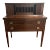 Inlaid Hepplewhite Tambour Writing Desk Vintage by Maddox For Sale