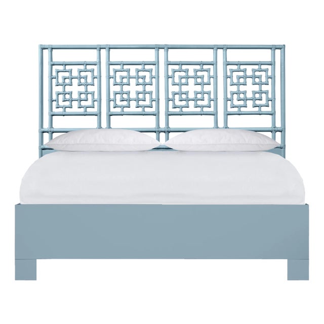 Palm Springs Standard Bed King, Pool Blue For Sale