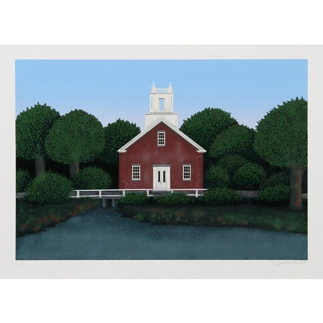 Rustic Theodore Jeremenko, Harrisville, Silkscreen For Sale - Image 3 of 3