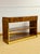 Wood 1970s Founders Burl Wood & Brass Console For Sale - Image 7 of 12