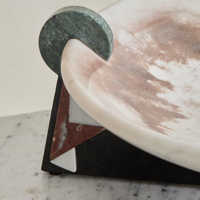 Italian 'Trisio' Marble bowl designed by G. Galli for Up&Up For Sale - Image 4 of 9