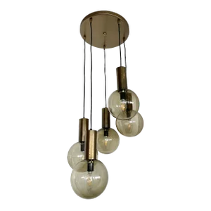 Italian 1970's Five Lights Chandelier