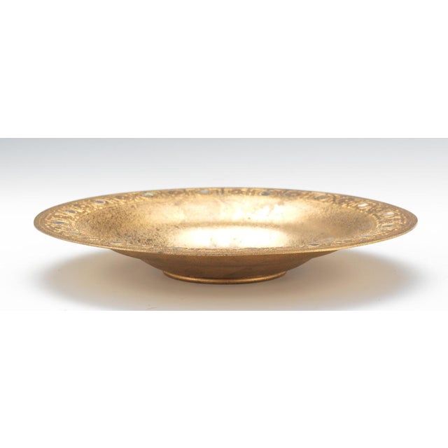 Tiffany Studios Dore Bronze Bowl With Mother of Pearl For Sale In Seattle - Image 6 of 10