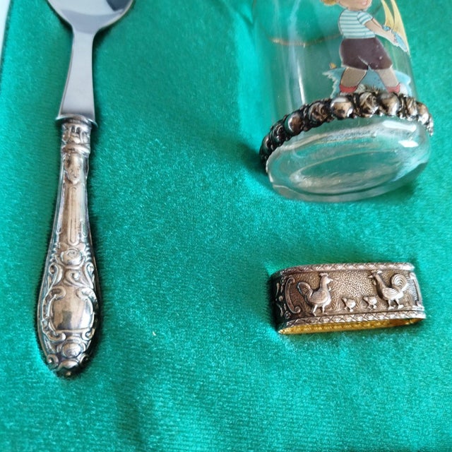 Silver Set of Cutlery, Set of 6 For Sale - Image 5 of 10