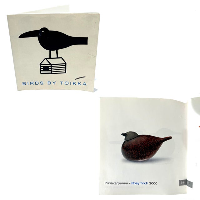 Iittala Blown Glass Rosy Finch Bird by Oiva Toikka Circa 2001-2007 For Sale - Image 14 of 14