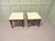 Chesterfield Stools in Buttoned Leather and Walnut, Set of 2 For Sale - Image 6 of 8