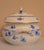 Chinese Rare Herend Chinese Bouquet Blue Tureen With Lid Anniversary Edition Beautiful For Sale - Image 3 of 12