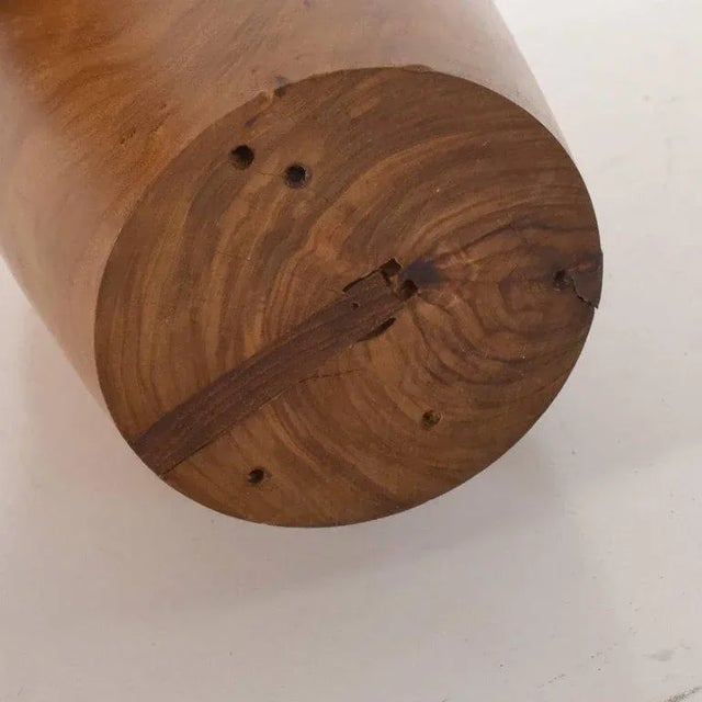 MidCentury Modern Wood Vase Sculptural Shape Chairish