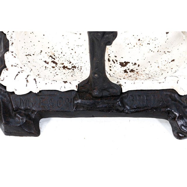 19th Century Cast Iron Red Riding Hood & the Wolf Porte Manteau or Hall Stand, 1890s For Sale - Image 3 of 15