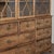 Large English Bleached Oak Bookcase Display Cabinet With Glass Doors, Circa 1900 For Sale - Image 9 of 12