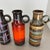 Vintage Fat Lava Pottery Vases attributed to Scheurich, Germany, 1970s, Set of 4 For Sale - Image 13 of 18