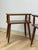 Wood Vintage End Tables MCM Atomic Two-Tier Wood Laminate Pair Retro Accent For Sale - Image 7 of 15