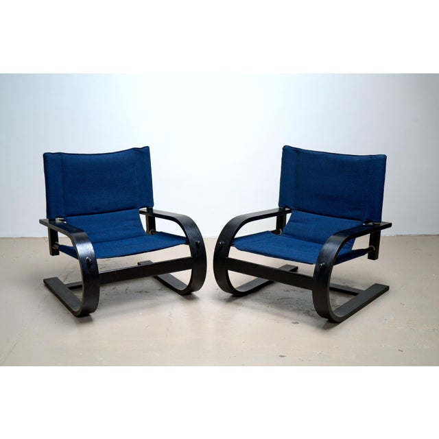 Poltronova Vintage Italian Lounge Chairs by De Pas Durbino and Lomazzi for Poltronova, 1970s, Set of 2 For Sale - Image 4 of 18