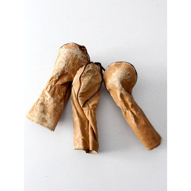 Vintage Leather Golf Headcovers Set of 3 Chairish