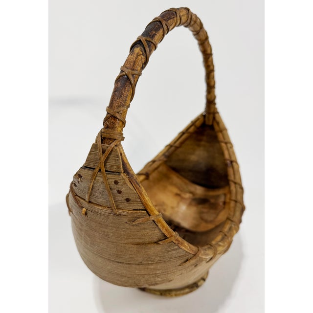 Vintage Native American Indian Spirit Basket For Sale In Kansas City - Image 6 of 11