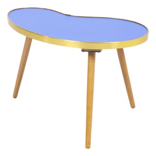 Mid-Century Kidney-Shaped Plant Side Table, 1960s For Sale
