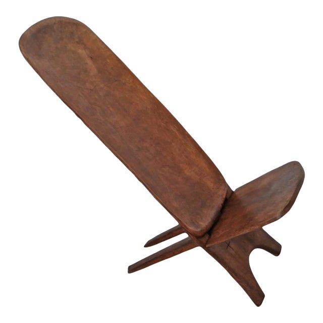 Vintage Senufo Stargazer Folding Chair For Sale