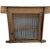 19th Century Asian Antique Reclaimed Solid Elm Screen Window For Sale - Image 4 of 4