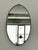 Italian Mid-Century Wall Mirror with Brass Frame and Glass, 1970s For Sale - Image 12 of 18