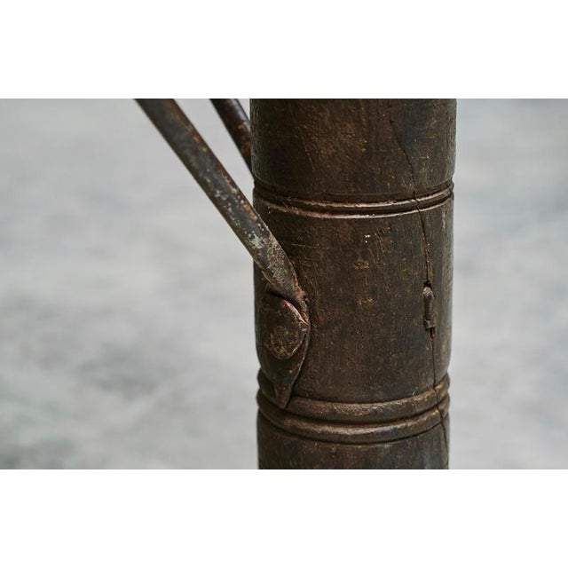 Antique Rajasthan Courtyard Door Dining Table For Sale - Image 12 of 18