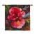 Papaver - Pink Loom Woven Tapestry - 94 X 94 Cm (3'1" X 3'1") - Requires Rod Size 2 For Sale
