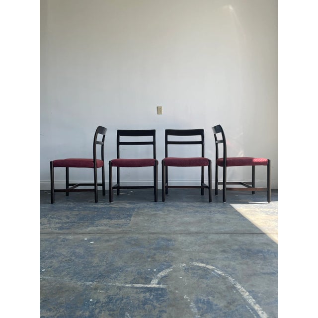 Mid-Century Modern Roger Sprunger for Dunbar Side Chairs - Set of 4 For Sale - Image 3 of 13