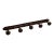 Antique Faux Bamboo Five Peg Coat Rack, Circa 1900 For Sale