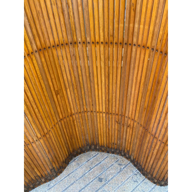 1930s Alvar Aalto Style Conveyor Belt Screen/Room Divider For Sale - Image 9 of 13