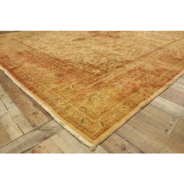 Vintage Persian Tabriz Rug - 09'08 X 12'07 For Sale In Dallas - Image 6 of 9