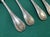 Large Silver-Plated Forks with Malmaison Pattern from Christofle, Set of 4 For Sale - Image 5 of 6